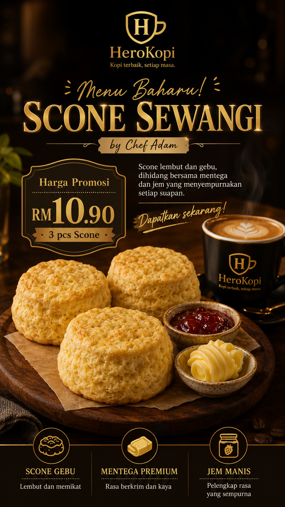 Scone Sewangi by Chef Adam